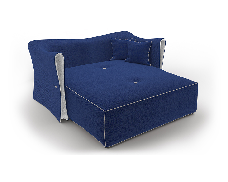 Flow Divano 2 posti Lungo